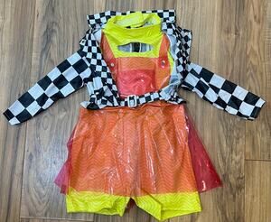 LOL Surprise OMG Neonlicious Costume Girls 4-6 Neon Y2K Halloween